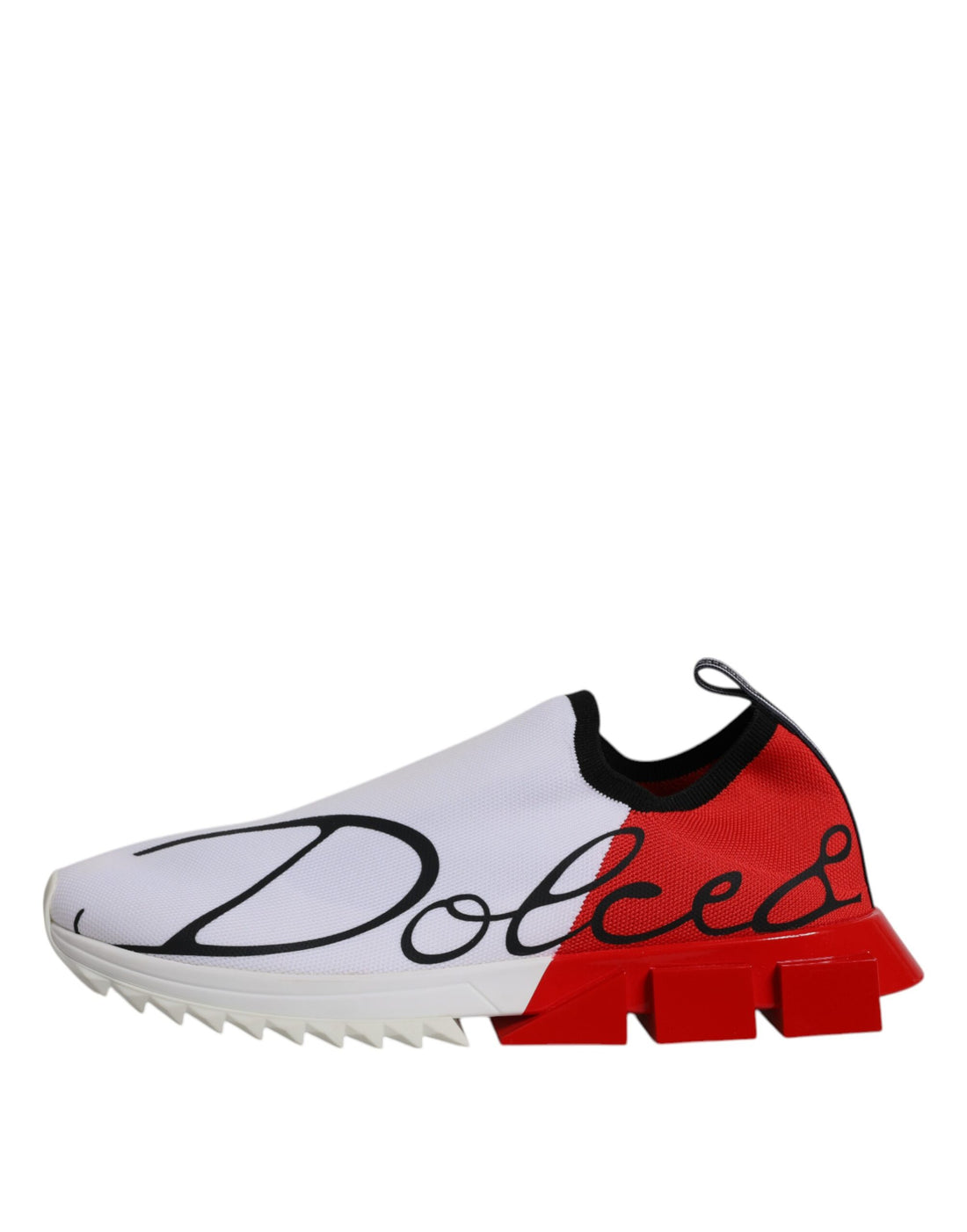 Dolce & Gabbana White Red Sorrento Sneakers Shoes