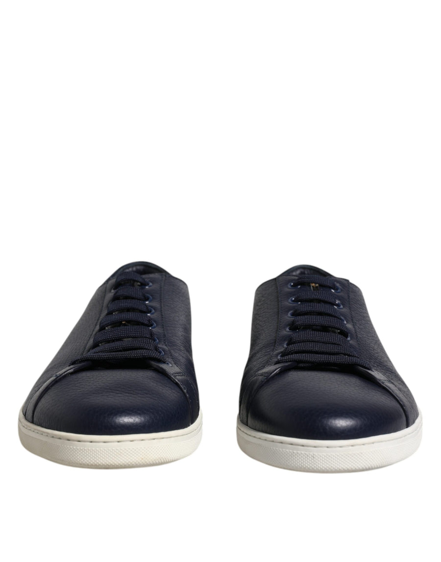 Dolce & Gabbana Black Low Top Men Saint Tropez Sneakers Shoes