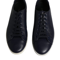 Dolce & Gabbana Black Low Top Men Saint Tropez Sneakers Shoes