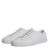 Dolce & Gabbana White Low Top Men Saint Tropez Sneakers Shoes