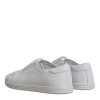 Dolce & Gabbana White Low Top Men Saint Tropez Sneakers Shoes