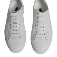 Dolce & Gabbana White Low Top Men Saint Tropez Sneakers Shoes