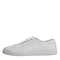 Dolce & Gabbana White Low Top Men Saint Tropez Sneakers Shoes