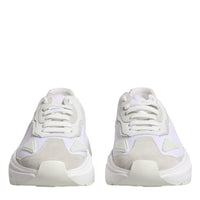 Dolce & Gabbana White Leather Daymaster Low Top Sneaker Shoes