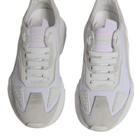 Dolce & Gabbana White Leather Daymaster Low Top Sneakers Shoes