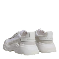 Dolce & Gabbana White Leather Daymaster Low Top Sneakers Shoes