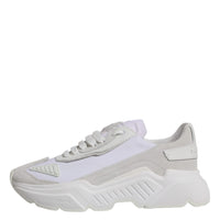 Dolce & Gabbana White Leather Daymaster Low Top Sneakers Shoes