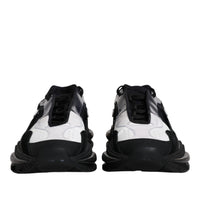 Dolce & Gabbana Black White Airmaster Men Sneakers Shoes