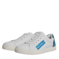 Dolce & Gabbana White London Calf Leather Sneakers Shoes