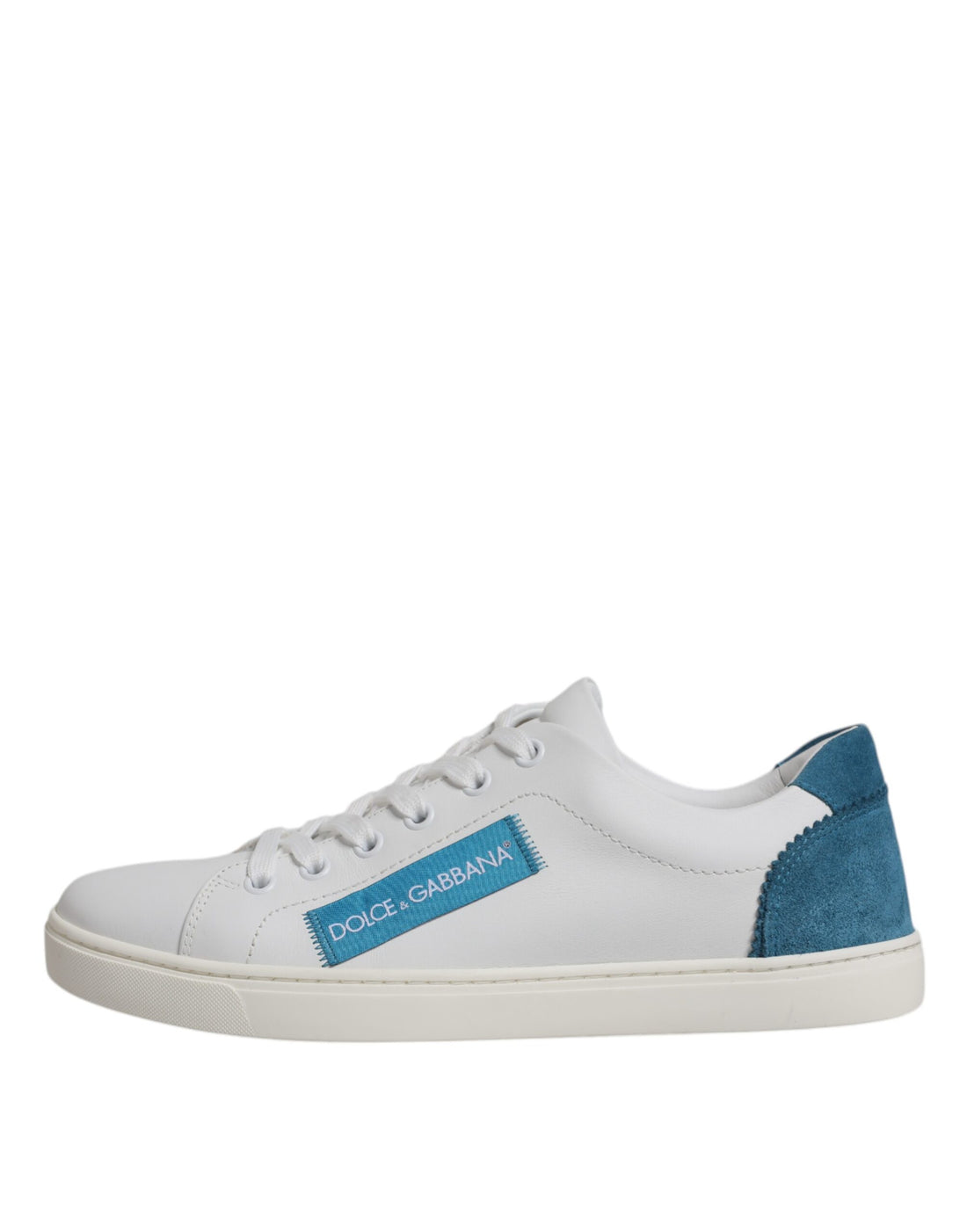 Dolce & Gabbana White London Calf Leather Sneakers Shoes