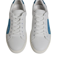 Dolce & Gabbana White London Calf Leather Sneakers Shoes