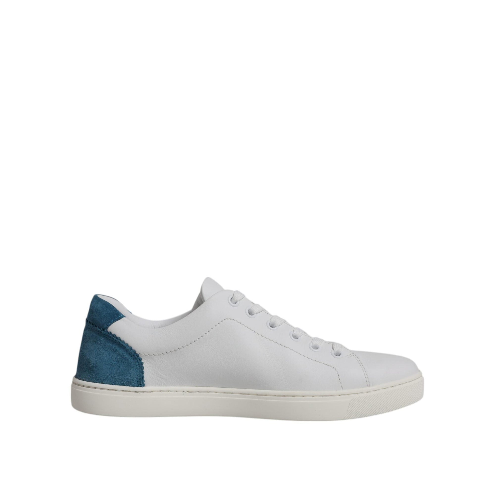 Dolce &amp; Gabbana White London Calf Leather Sneakers Shoes