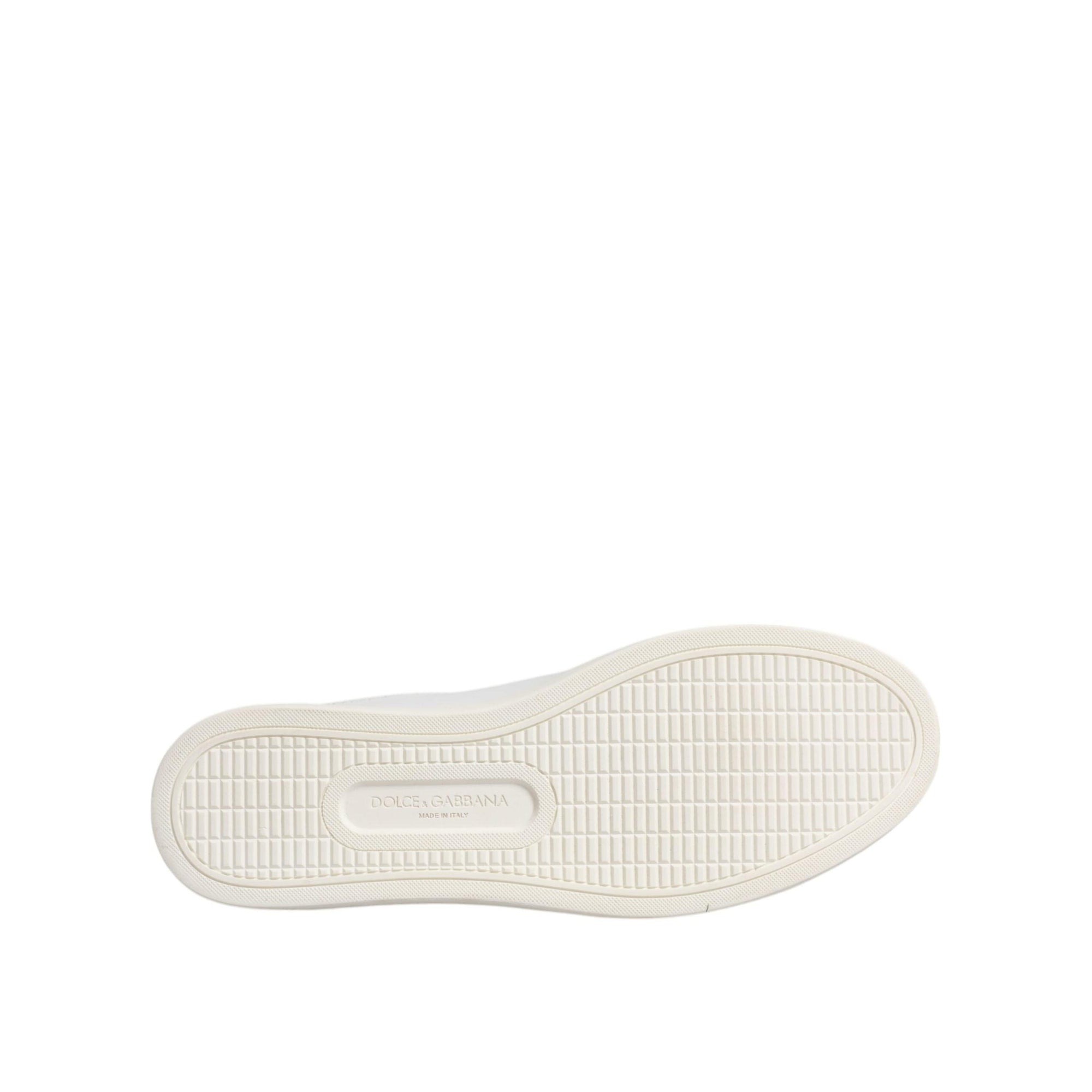 Dolce &amp; Gabbana White London Calf Leather Sneakers Shoes
