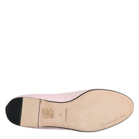 Dolce & Gabbana Light Pink Velvet Slip On Loafers Flats Shoes