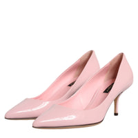 Dolce & Gabbana Light Pink Patent Leather Heels Pumps Shoes