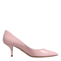 Dolce & Gabbana Light Pink Patent Leather Heels Pumps Shoes