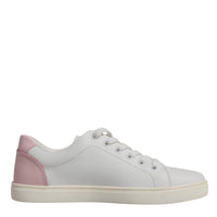 Dolce & Gabbana White Classic Calf Leather Sneakers Shoes