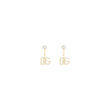 Dolce & Gabbana Logo Dangling Earrings