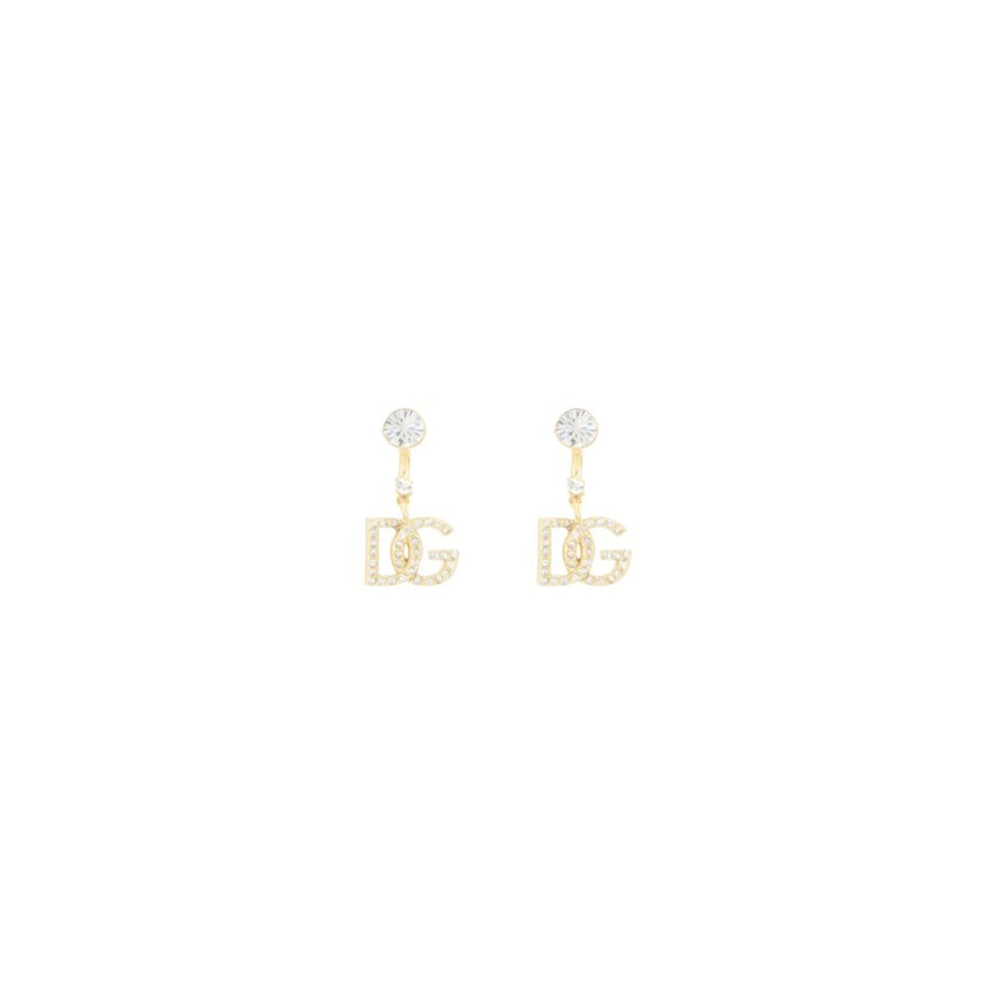 Dolce & Gabbana Logo Dangling Earrings