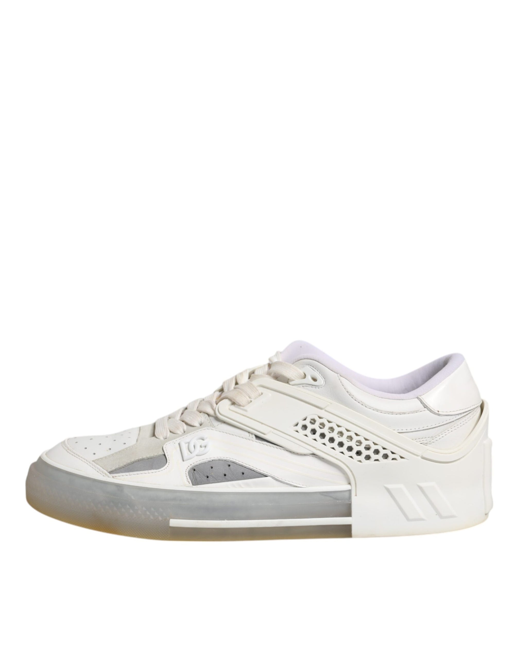 Dolce &amp; Gabbana White DG Logo CUSTOM 2.Zero Sneakers Shoes