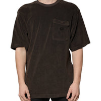 Dolce & Gabbana Brown Cotton Crew Neck Short Sleeves T-shirt