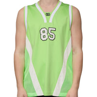 Dolce & Gabbana Green Polyester Jersey Sleeveless T-shirt