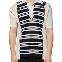 Dolce & Gabbana Multicolor Stripe Collared Polo T-shirt