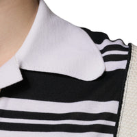 Dolce & Gabbana Multicolor Stripe Collared Polo T-shirt