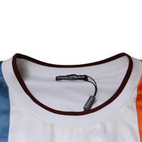 Dolce & Gabbana Multicolor Jersey Tank Sleeveless T-shirt