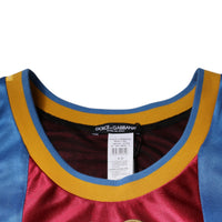 Dolce & Gabbana Multicolor Jersey Tank Sleeveless T-shirt