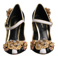 Dolce & Gabbana Multicolor Embellished Heels Pumps Shoes