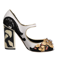 Dolce & Gabbana Multicolor Embellished Heels Pumps Shoes