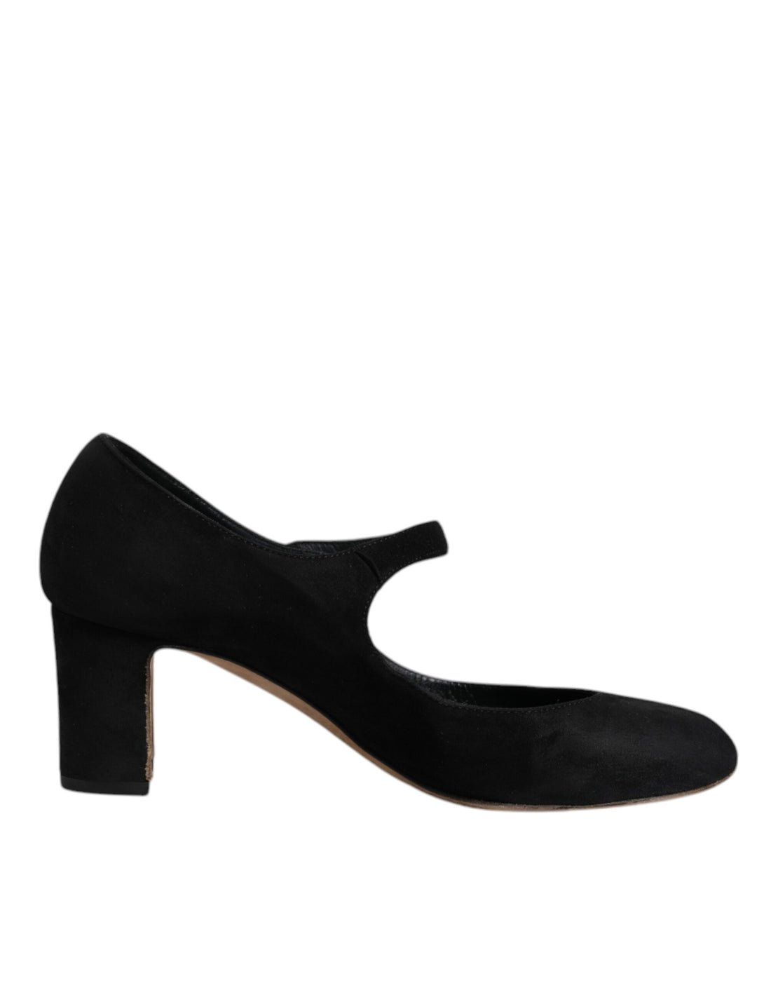 Dolce & Gabbana Black Suede Leather KEIRA Heels Pumps Shoes