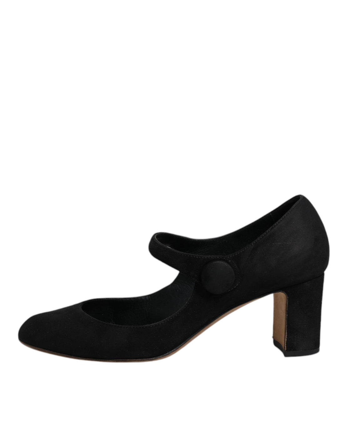 Dolce & Gabbana Black Suede Leather KEIRA Heels Pumps Shoes