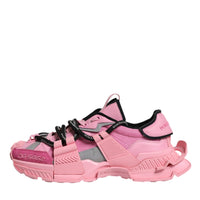 Dolce & Gabbana Pink Low Top Space Women Sneakers Shoes