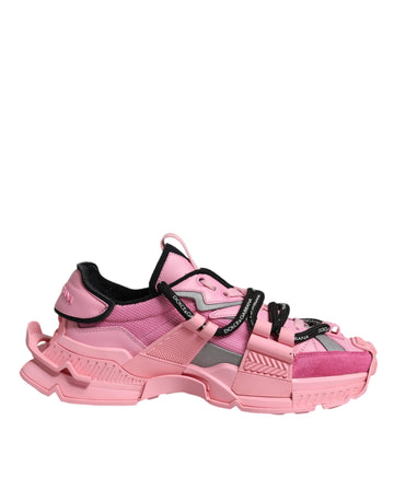 Dolce & Gabbana Pink Low Top Space Women Sneakers Shoes