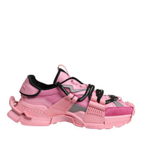 Dolce & Gabbana Pink Low Top Space Women Sneakers Shoes