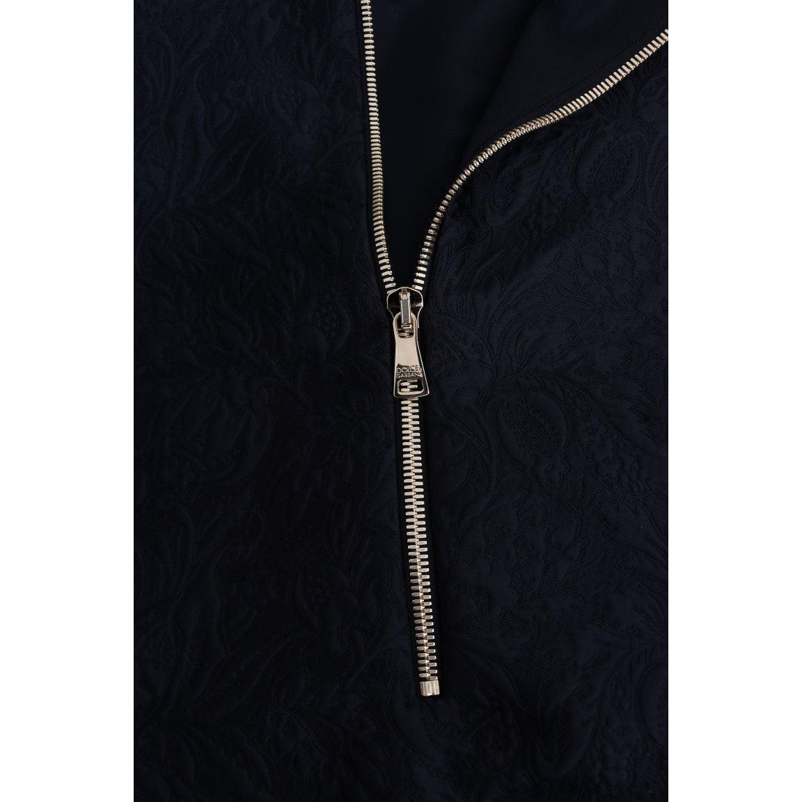 Dolce &amp; Gabbana Enchanted Brocade Crystal Hooded Sweater