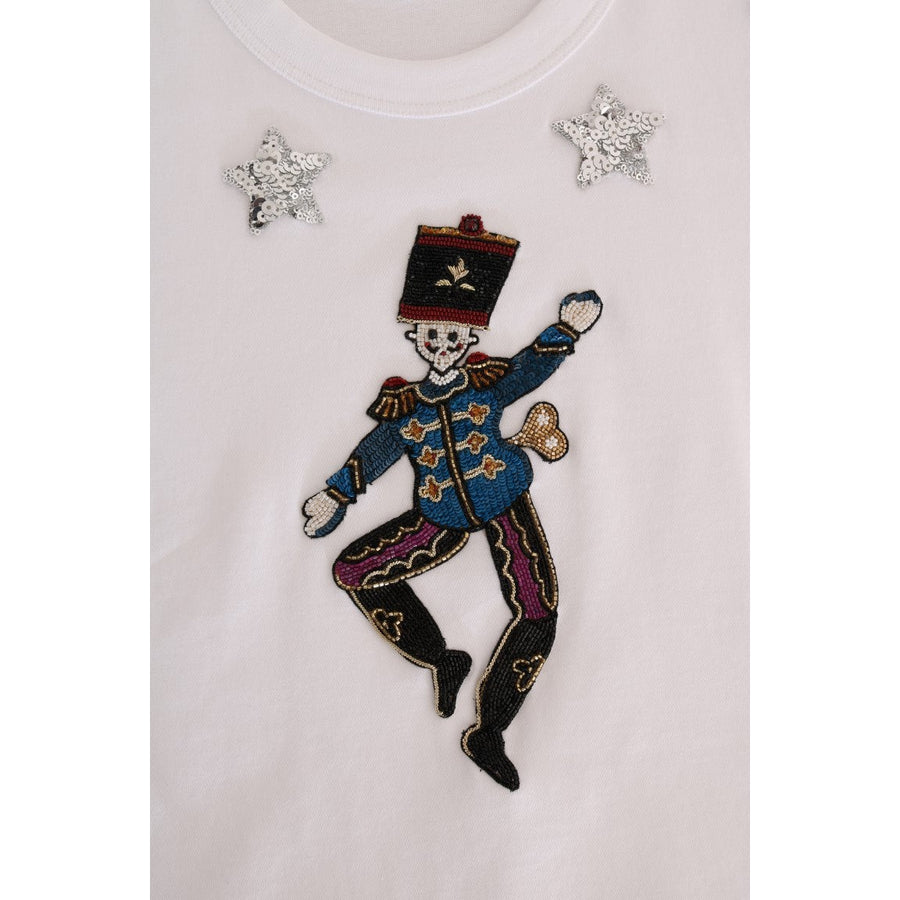 Dolce & Gabbana Sequined Fairy Tale Cotton T-Shirt