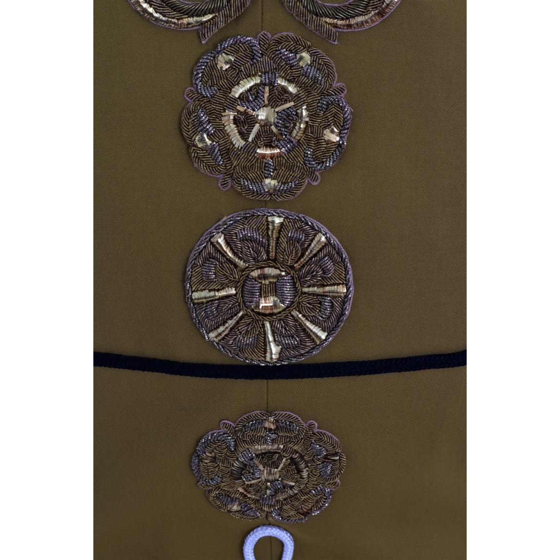 Dolce &amp; Gabbana Runway Embellished Crystal Cross Vest