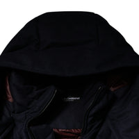 Dolce & Gabbana Black Nylon Hooded Puffer Men Coat Jacket