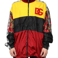 Dolce & Gabbana Multicolor Patchwork Men Full Zip Sweater