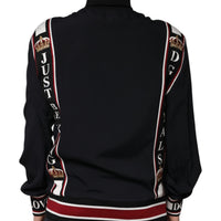 Dolce & Gabbana Black DG King Full Zip Sweatshirt Sweater