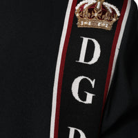 Dolce & Gabbana Black DG King Full Zip Sweatshirt Sweater