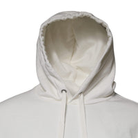 Dolce & Gabbana White Logo Hooded Pullover Men Sweatshirt Sweater