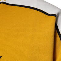 Dolce & Gabbana Yellow Logo Jersey Crewneck Pullover Sweater