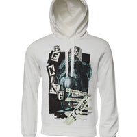 Dolce & Gabbana White Caesar Cotton Hooded Pullover Sweater