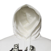 Dolce & Gabbana White Caesar Cotton Hooded Pullover Sweater