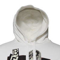 Dolce & Gabbana White Caesar Cotton Hooded Pullover Sweater