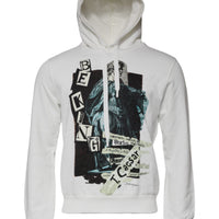 Dolce & Gabbana White Caesar Cotton Hooded Pullover Sweater